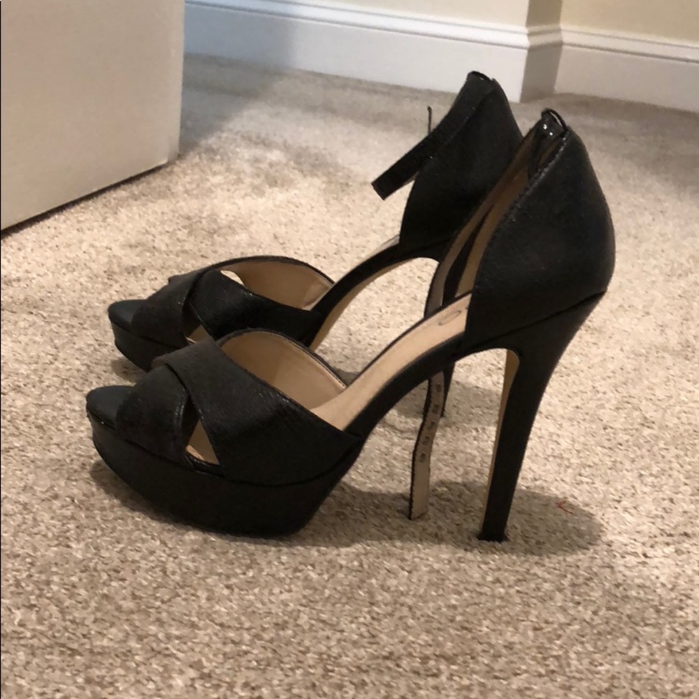 Aldo black high heels size 6.5 US